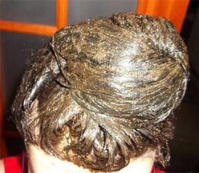 Μάσκα μαλλιών καφέ